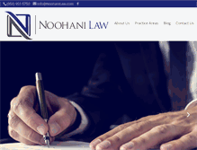 Tablet Screenshot of noohanilaw.com